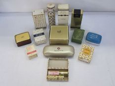 Christian Dior eau de cologne, boxed, Madame Rochas atomizer, Hermes Caleche dusting powder,