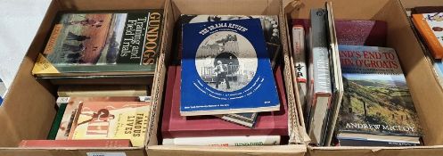 Six boxes of assorted books (6 boxes)