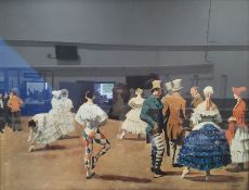 After Laura Knight Colour print Dancers, 51cm x 66cm