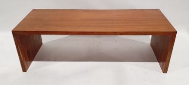 20th century rectangular figured coffee table