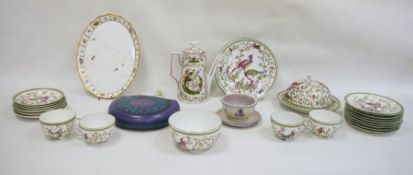 20th century Porta Celi wall pocket, a modern part tea service, etc (27)