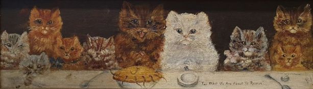 British school 20th century (after Louis Wain) Oil on canvas 