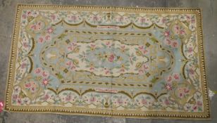 Kashmiri hand stitch wool chain, 132cm x 74cm