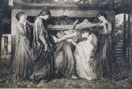 After Dante Gabriel Rossetti  Photogravure 