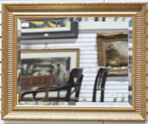 Rectangular mirror with moulded frame