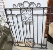 Wrought iron gate