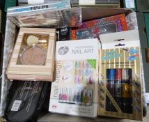 Rio professional nail art nail kit, beautiful bronzer, Lumiere nail varnish, black onyx Deadly