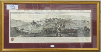 After Samuel and Nathaniel Buck  Reproduction of an engraving In the East Prospect of the City of