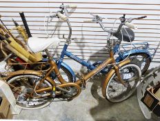 Two Hercules compact folding bikes (2)