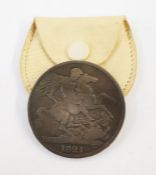 George IV crown 1821 (worn)