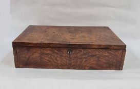 19th century figured wood and satinwood travelling miniature piano/spinet given by Caroline Murat,