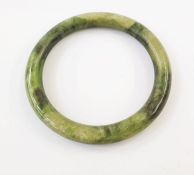 Green jade bangle