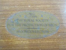 RSPB spoon collection, a set of 12 silver teaspoons by John Pinchers London 1975, each with silver