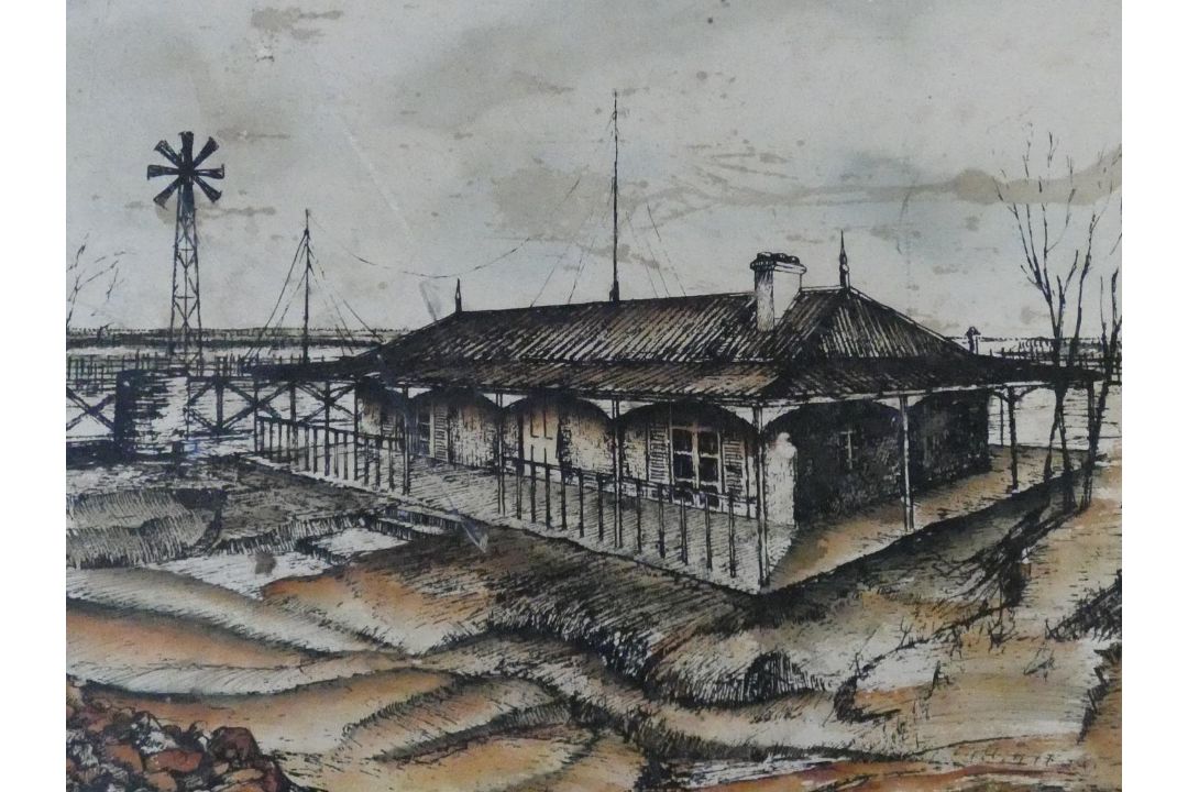 A framed and glazed antique etching of Tom Molineaux vs Tom Cribb along with a ink drawing on - Image 2 of 10