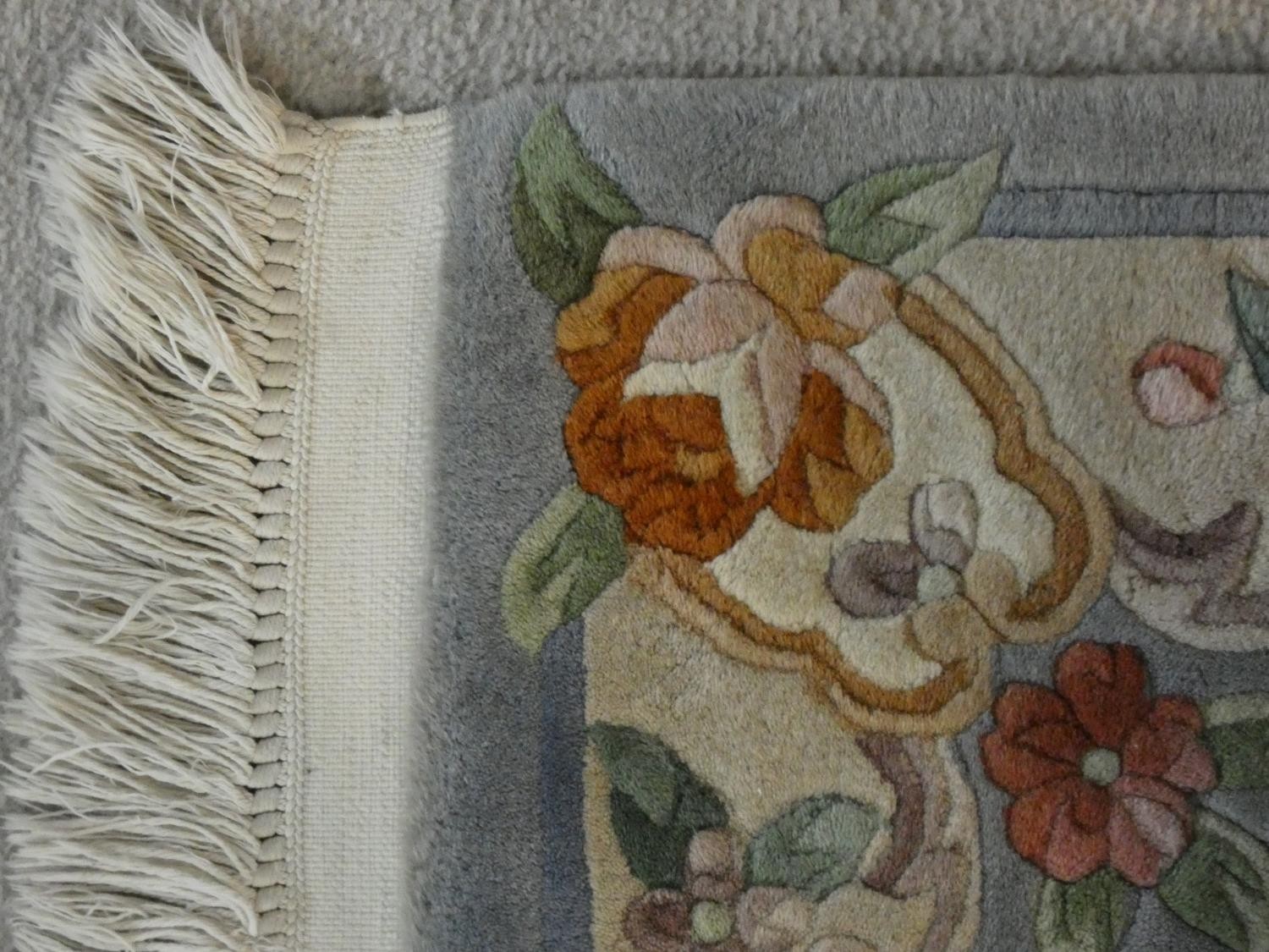 A Bakhtiar rug with central foliate panels within complementary triple borders along with a - Image 7 of 8