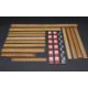 A collection of seventeen vintage wooden rulers, some with makers marks and stamps. L.61cm (Longest) - Image 1 of 11