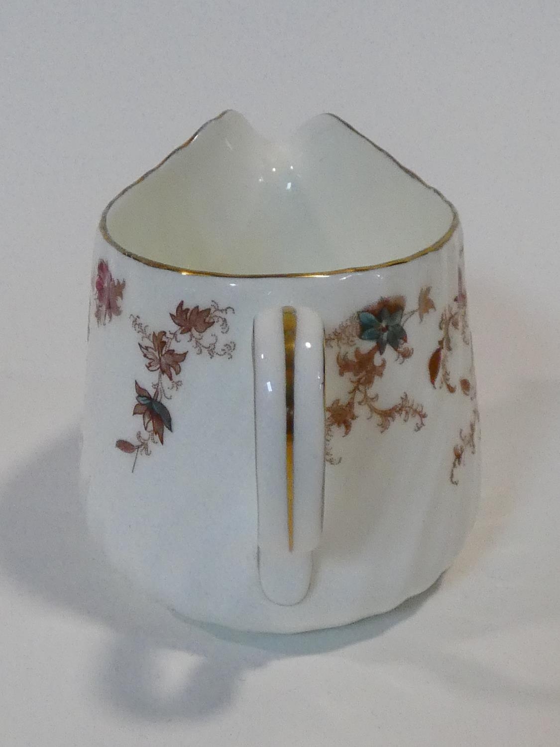 A Mintons Ancestral pattern hand painted porcelain part dinner service, five dinner plates, side - Image 24 of 27