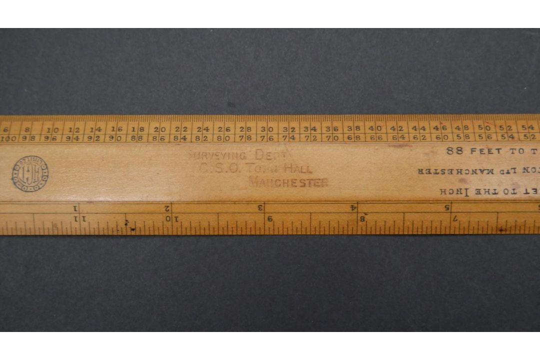 A collection of seventeen vintage wooden rulers, some with makers marks and stamps. L.61cm (Longest) - Image 5 of 11