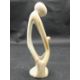 A collection of three carved and pierced soapstone figure groups. H.29cm - Image 6 of 9
