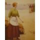 After Ralph Todd (1856-1932) A pair of framed and glazed prints, "The Call" and "The boats are - Image 1 of 6