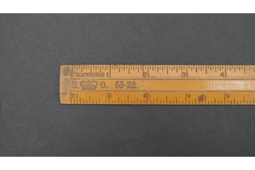 A collection of seventeen vintage wooden rulers, some with makers marks and stamps. L.61cm (Longest) - Image 11 of 11
