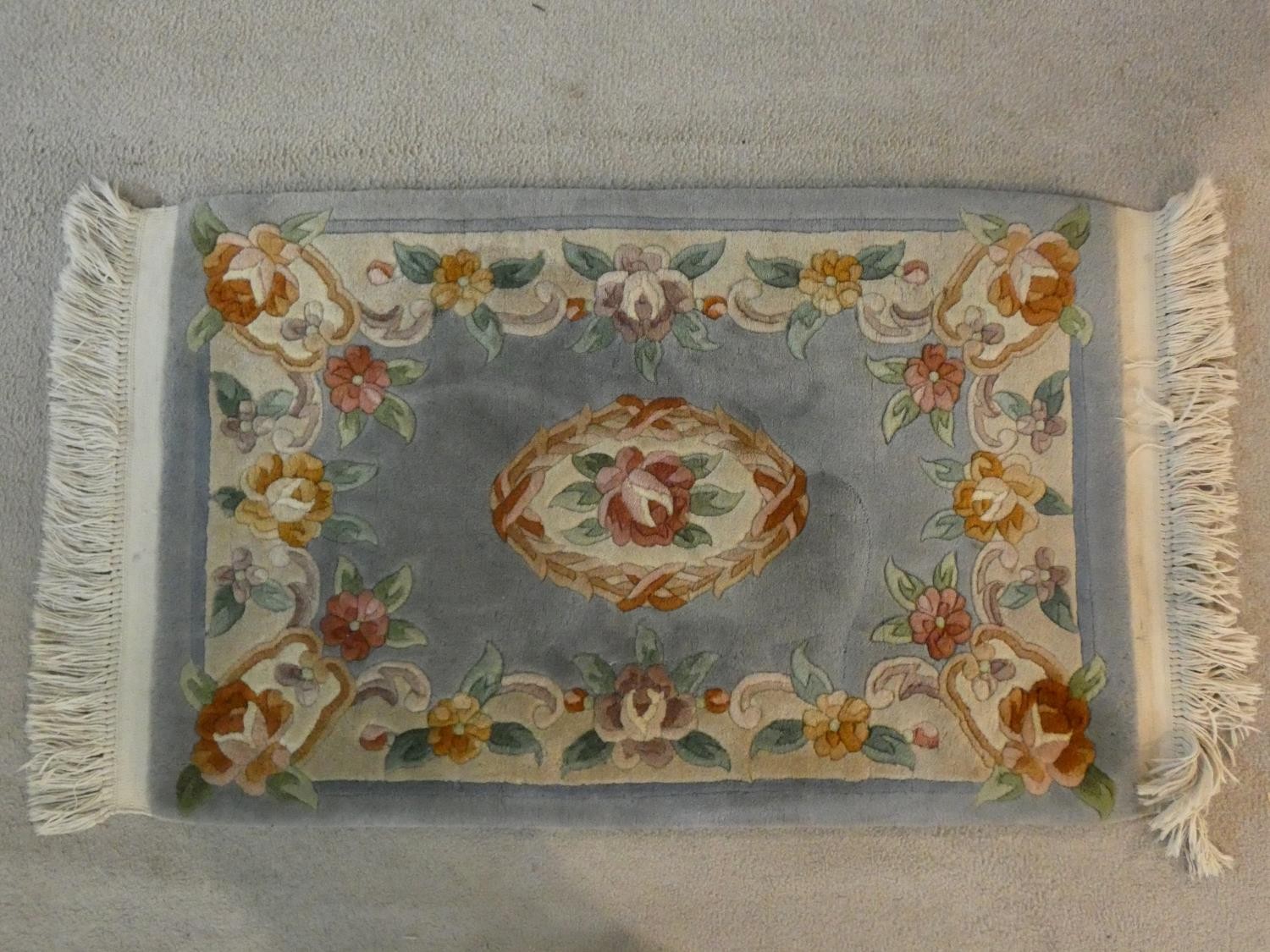 A Bakhtiar rug with central foliate panels within complementary triple borders along with a - Image 5 of 8