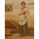 After Ralph Todd (1856-1932) A pair of framed and glazed prints, "The Call" and "The boats are - Image 5 of 6