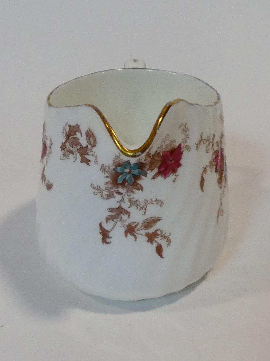 A Mintons Ancestral pattern hand painted porcelain part dinner service, five dinner plates, side - Image 23 of 27