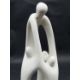 A collection of three carved and pierced soapstone figure groups. H.29cm - Image 3 of 9