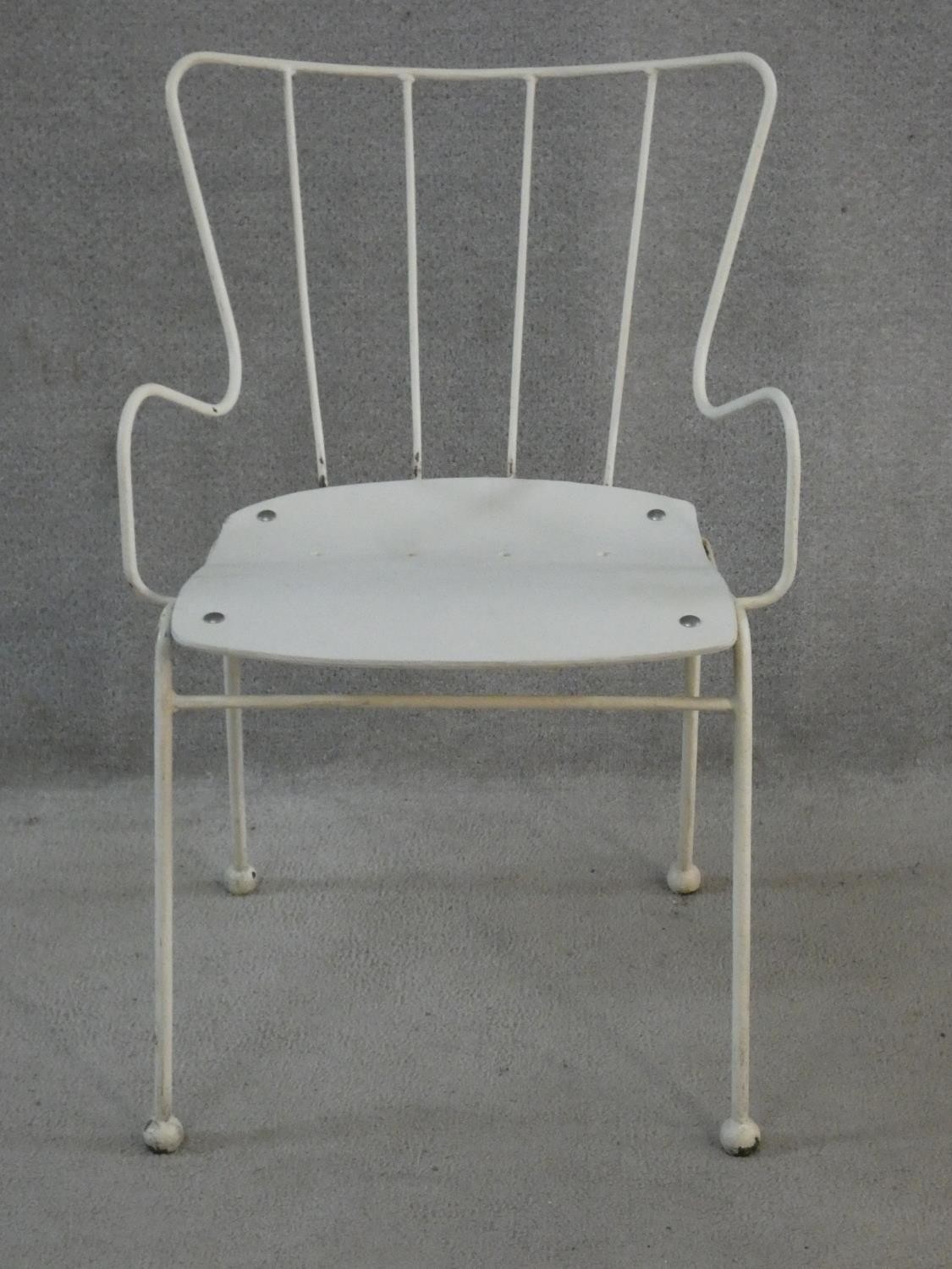 A pair of C.1950 Ernest Race antelope chairs, seats in moulded and laminated plywood. H.80cm - Image 2 of 4