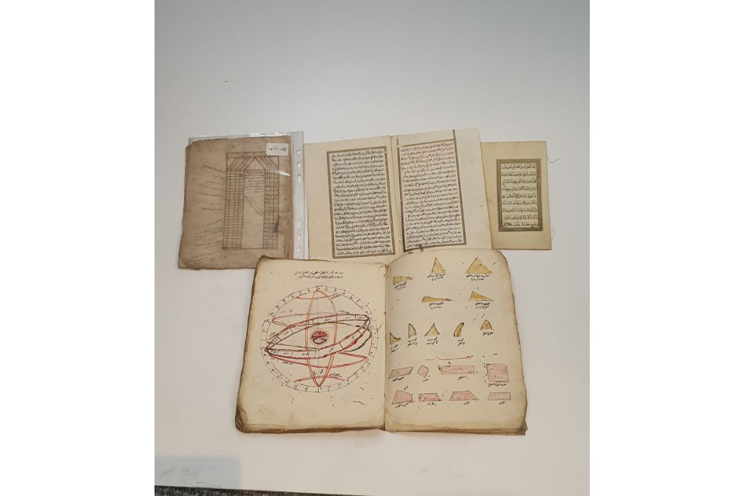An collection of 18th century Turkish hand written manuscripts including a book containing - Image 1 of 5