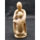A collection of three carved and pierced soapstone figure groups. H.29cm - Image 8 of 9