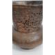 An Islamic copper pierced and repousse work lamp cover with a stylised calligraphic patterning. H. - Image 2 of 4