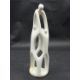 A collection of three carved and pierced soapstone figure groups. H.29cm - Image 2 of 9