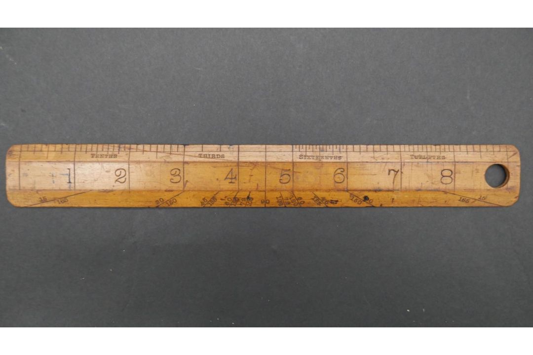 A collection of seventeen vintage wooden rulers, some with makers marks and stamps. L.61cm (Longest) - Image 2 of 11