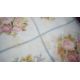 A duck egg blue needlepoint carpet with geometric motifs. H.400 W.494 - Image 6 of 7