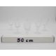 A boxed set of six Royal Osbourne cut lead crystal wine glasses with star cut bases, with labels and - Image 10 of 10