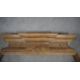 A George II mid 18th century pine breakfront chimney piece architrave carved with acanthus, egg and - Image 1 of 8