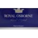A boxed set of six Royal Osbourne cut lead crystal wine glasses with star cut bases, with labels and - Image 8 of 10