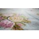 A duck egg blue needlepoint carpet with geometric motifs. H.400 W.494 - Image 3 of 7