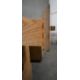A mid century vintage limed oak pedestal desk with two banks of drawers and central frieze drawer - Image 4 of 9