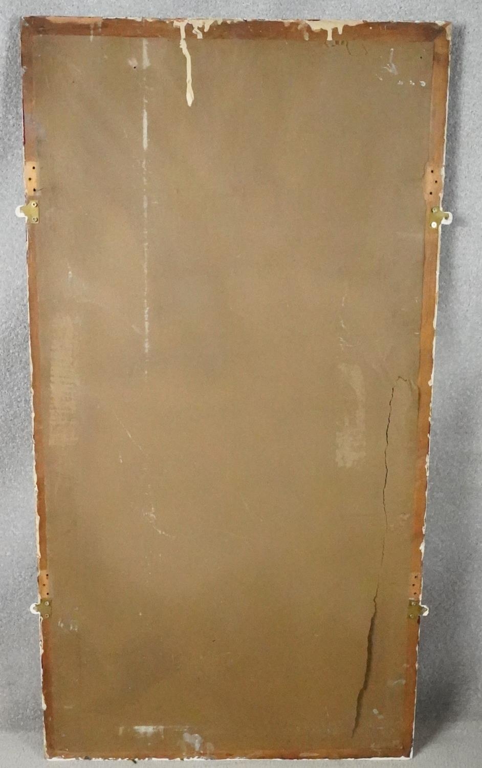A gilt framed dressing mirror with bevelled plate. H.131 W.69cm - Image 4 of 4