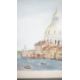 A framed and glazed watercolour of Santa Maura Della Salute. Indistinctly signed. H.89 W.75 - Image 3 of 6