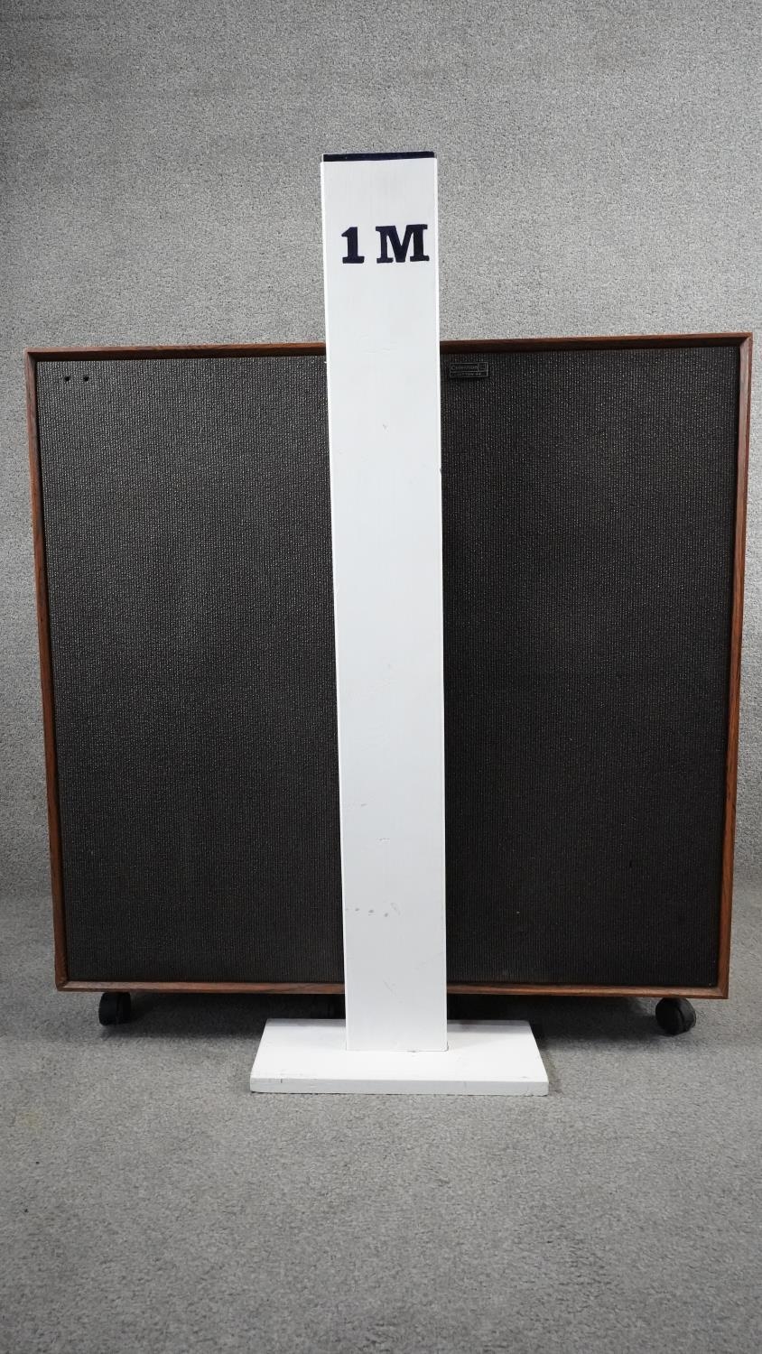 A pair of vintage Celestion Ditton 44 speakers on stands. H.84cm - Image 8 of 8