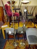 TWO MODERN UPLIGHTERS