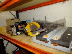 A BOSCH ROUTER, KIRBY TURBO ACCESSORY KIT, STAPLE TACKER, ROCKWELL CIRCULAR SAW, BLACK & DECKER
