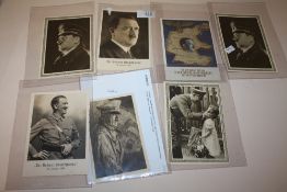 A SMALL QUANTITY OF WWII GERMAN POSTCARDS FEATURING ADOLF HITLER