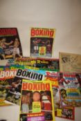 A COLLECTION OF 1970S ERA BOXING RELATED MAGAZINES