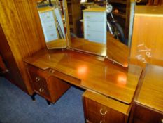 E. GOMME FOR G-PLAN - A RETRO DRESSING TABLE H-134 W-124 CM