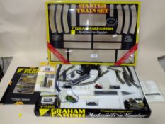 A GRAHAM FARISH MINIATURE STARTER TRAIN SET, CONTENTS NOT CHECKED